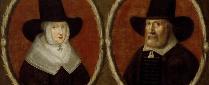 A 17th-century portrait said to show John Tradescant the Elder and his wife Elizabeth
