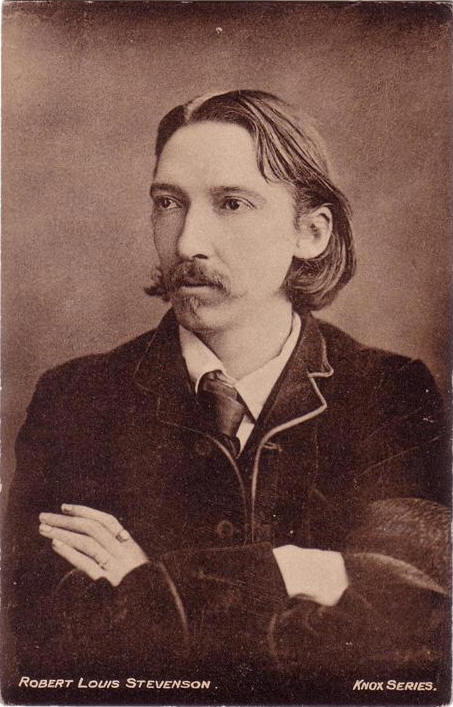 Portrait of the writer Robert Louis Stevenson